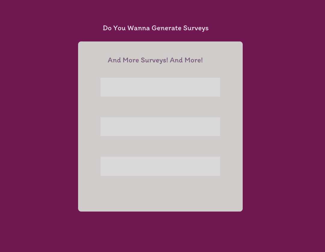Survey Illustration